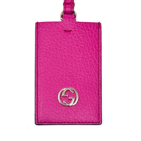 Gucci Pink Luggage Tag - Picture 2 of 11